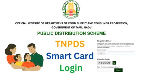 tn smart ration card login|tnpds in login.